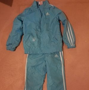 Girls Adidas wind suit